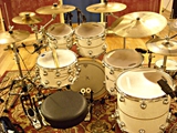Bruce Turri drum's setup - Shelter Of leech